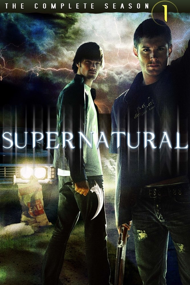 Official poster for the TV series Supernatural – Season 1 (2005).