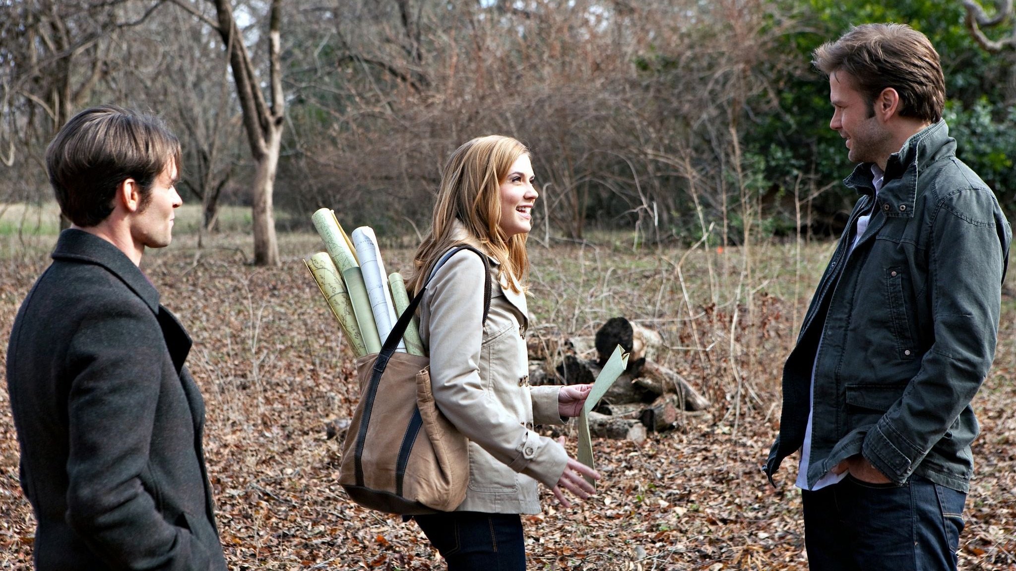 Production still from The Vampire Diaries – S2E15: “The Dinner Party”.