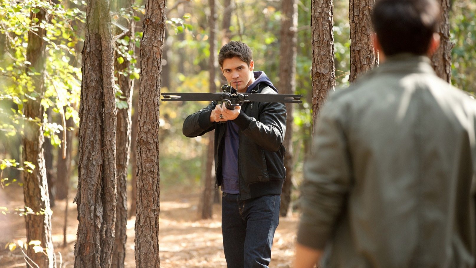 Production still from The Vampire Diaries – S3E10: “The New Deal”.