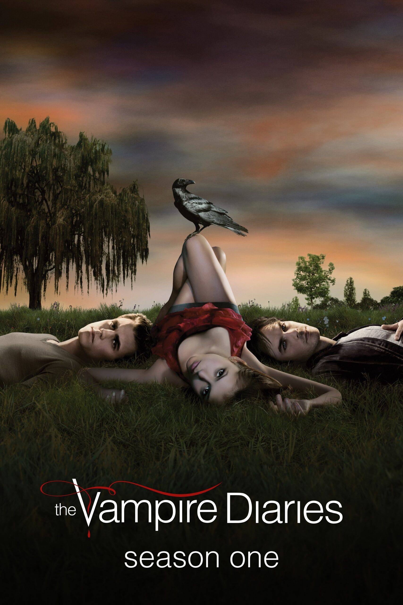 Official poster for the TV series The Vampire Diaries – Season 1 (2009).