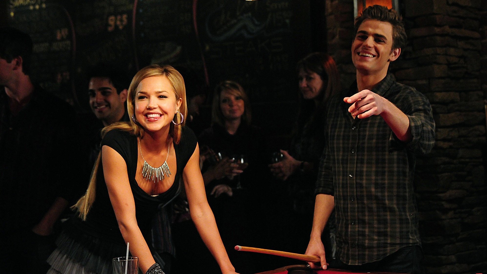 Production still from The Vampire Diaries – S1E8: “162 Candles”.