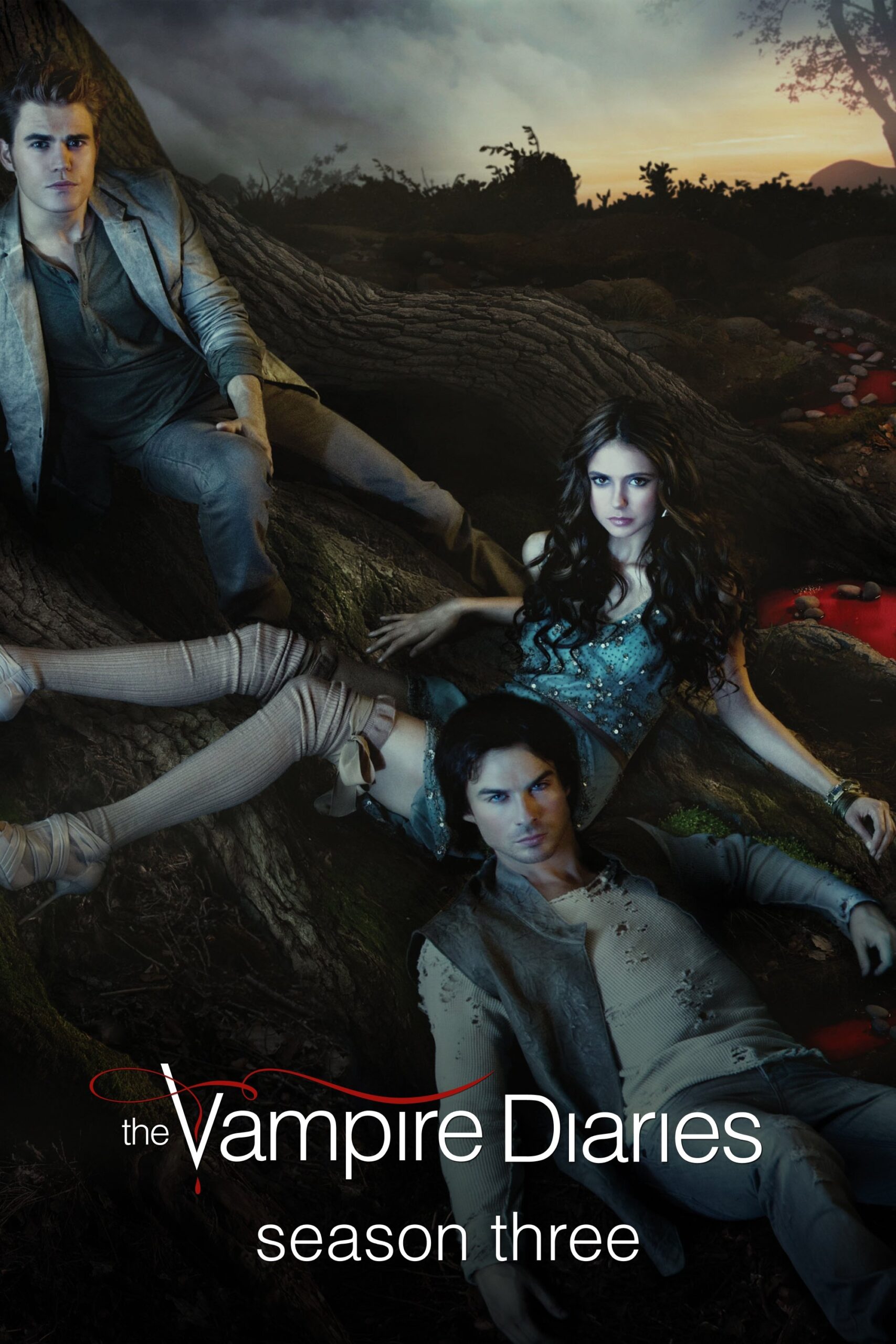 Official poster for the TV series The Vampire Diaries – Season 3 (2011).