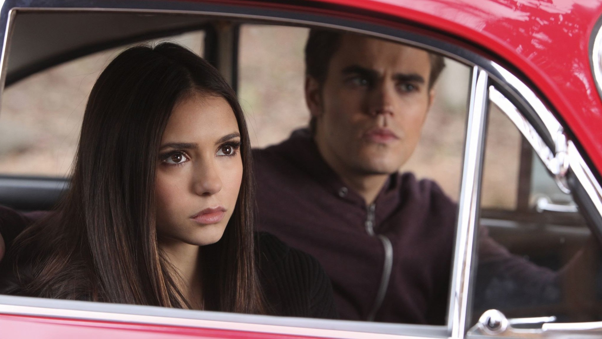 Production still from The Vampire Diaries – S2E14: “Crying Wolf”.