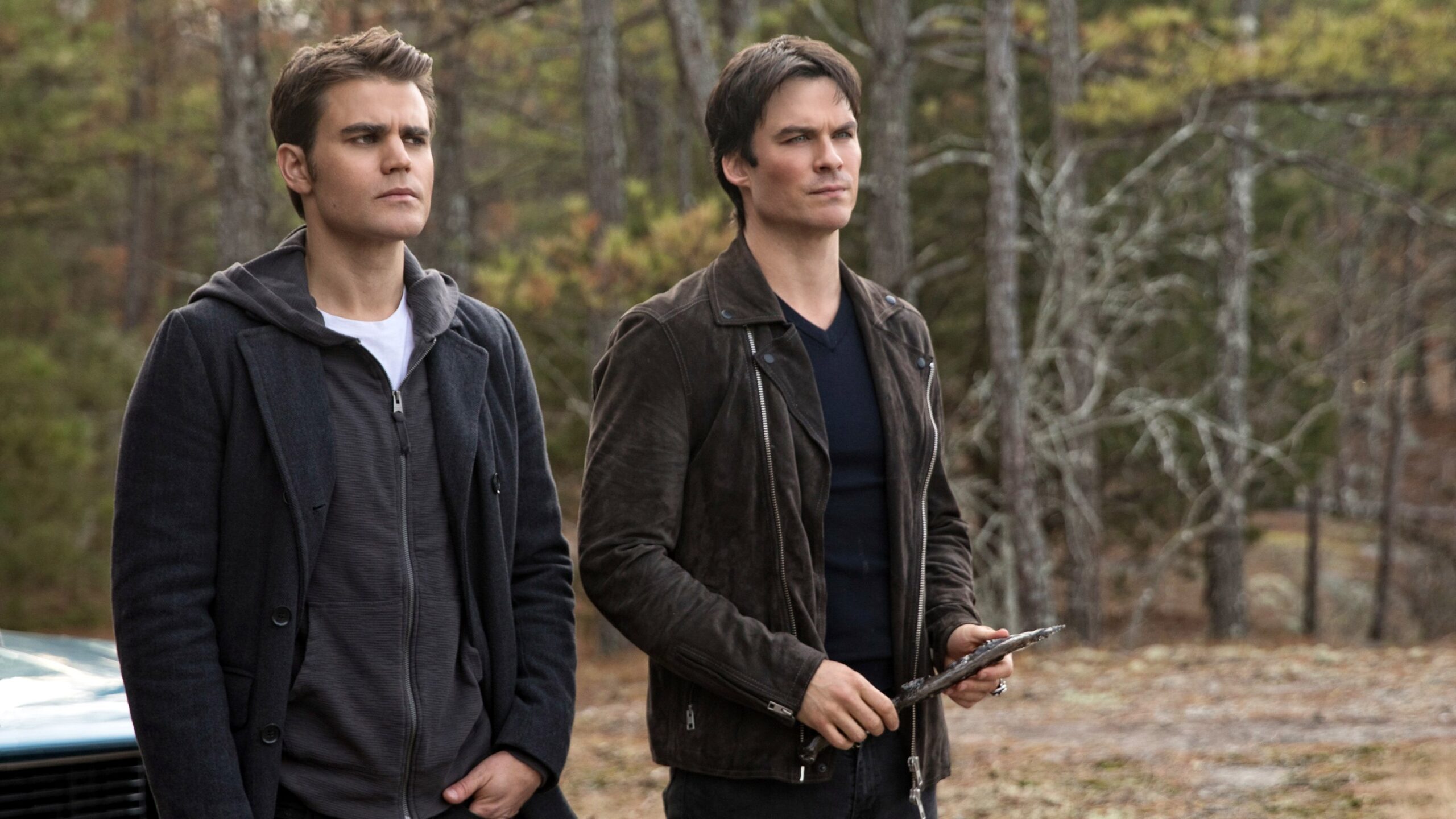 Production still from The Vampire Diaries – S8E14: “It’s Been a Hell of a Ride”.