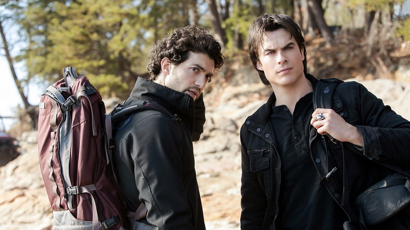 Production still from The Vampire Diaries – S4E13: “Into the Wild”.
