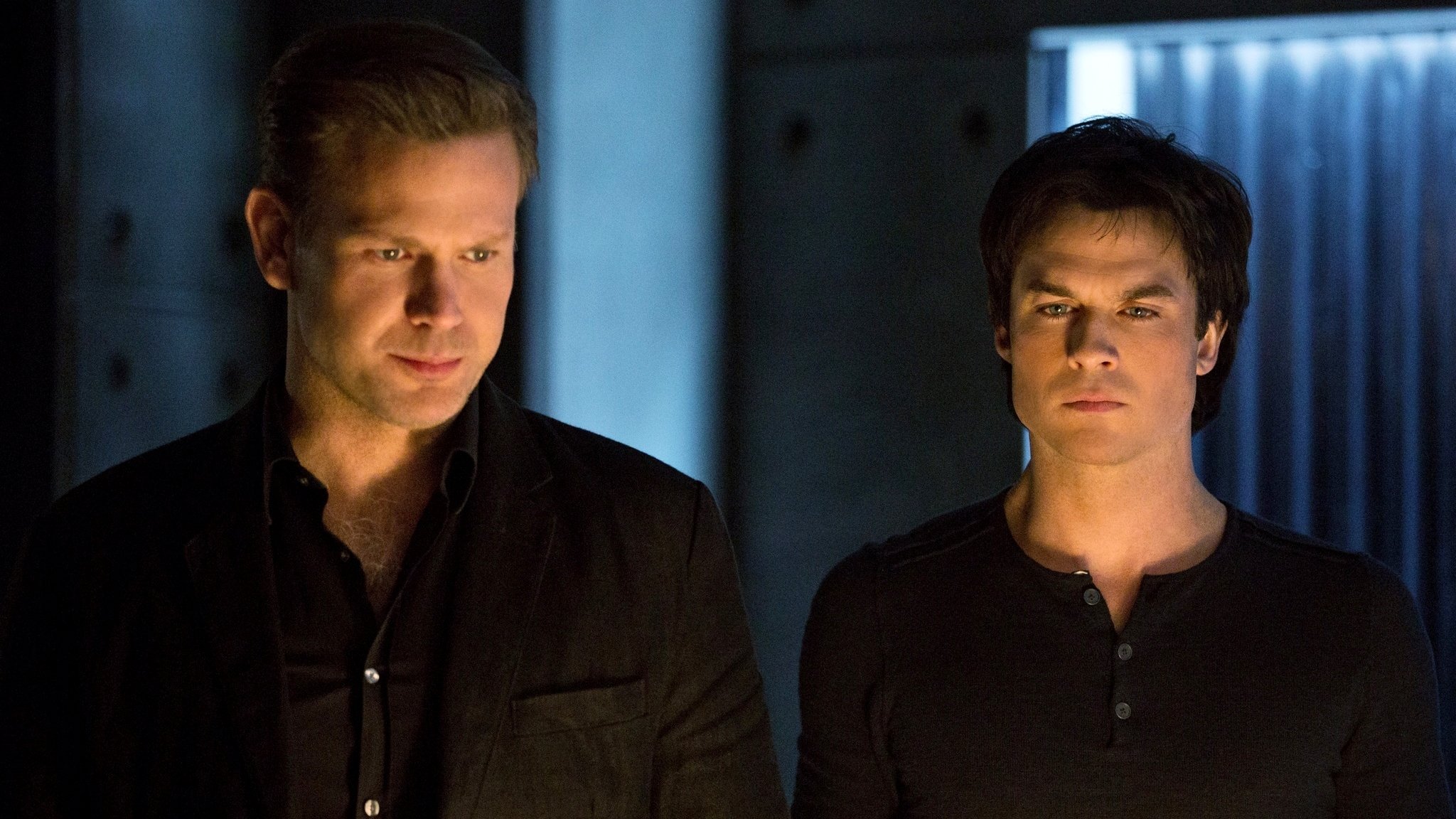 Production still from The Vampire Diaries – S8E12: “What Are You?”.