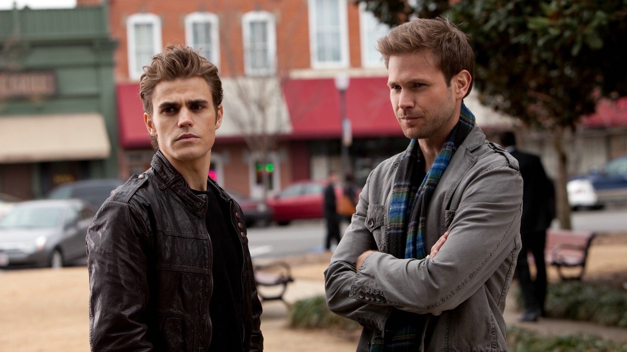 Production still from The Vampire Diaries – S1E15: “A Few Good Men”.