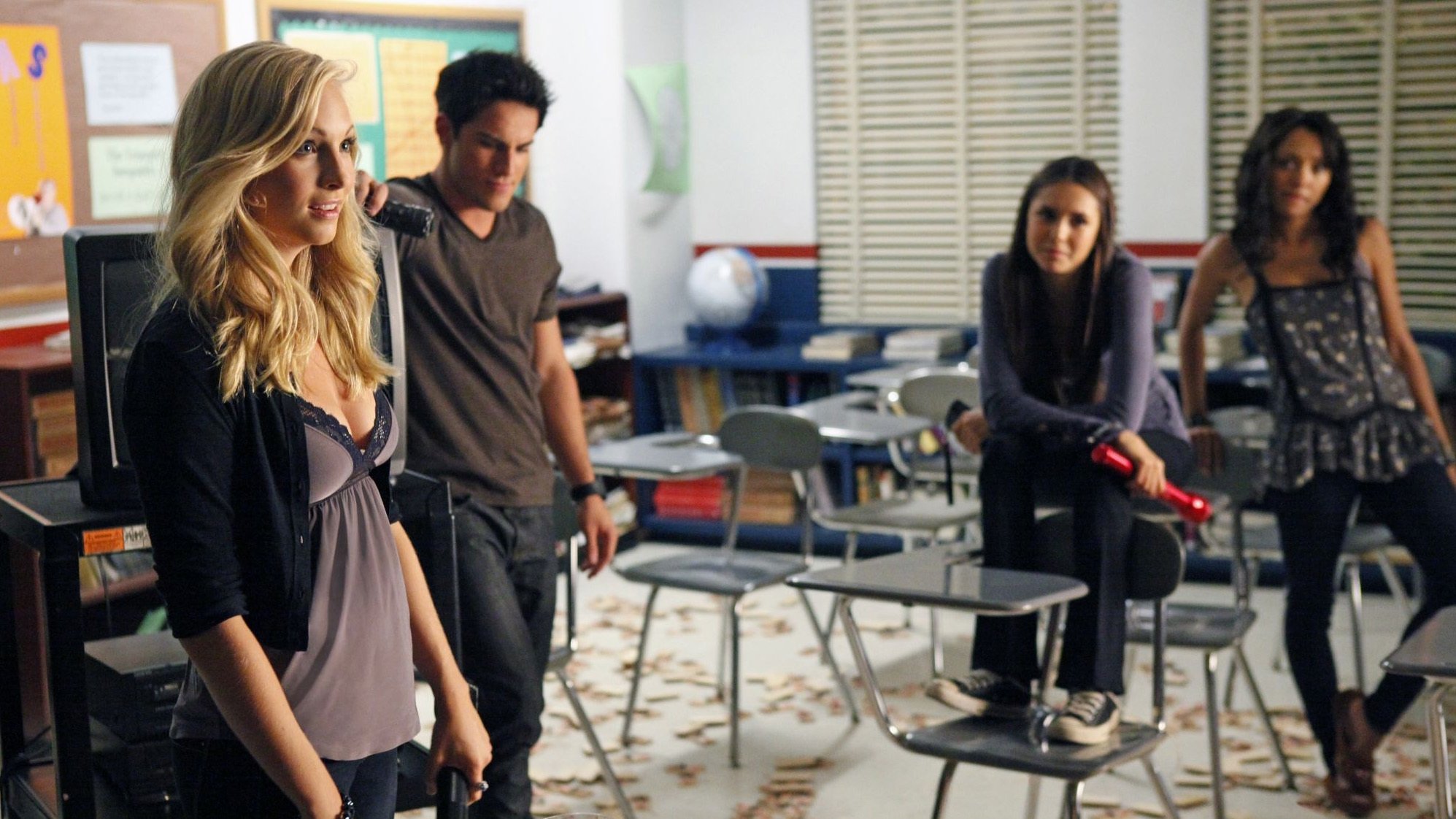 Production still from The Vampire Diaries – S3E5: “The Reckoning”.