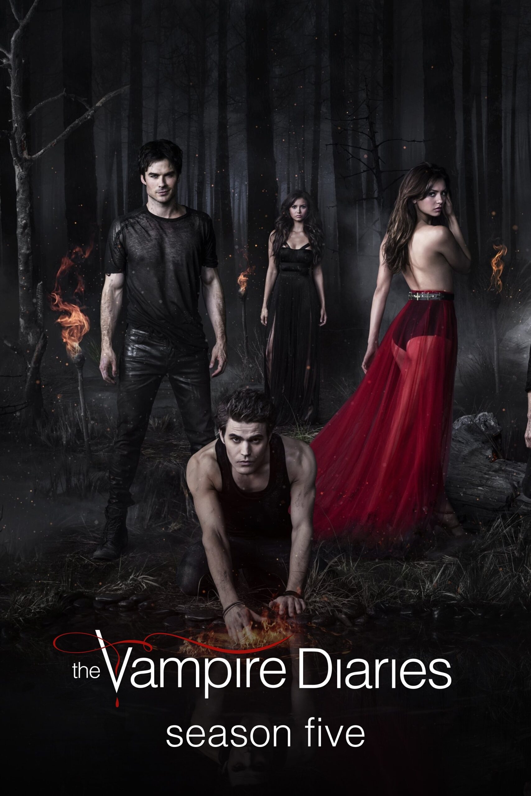 Official poster for the TV series The Vampire Diaries – Season 5 (2013).