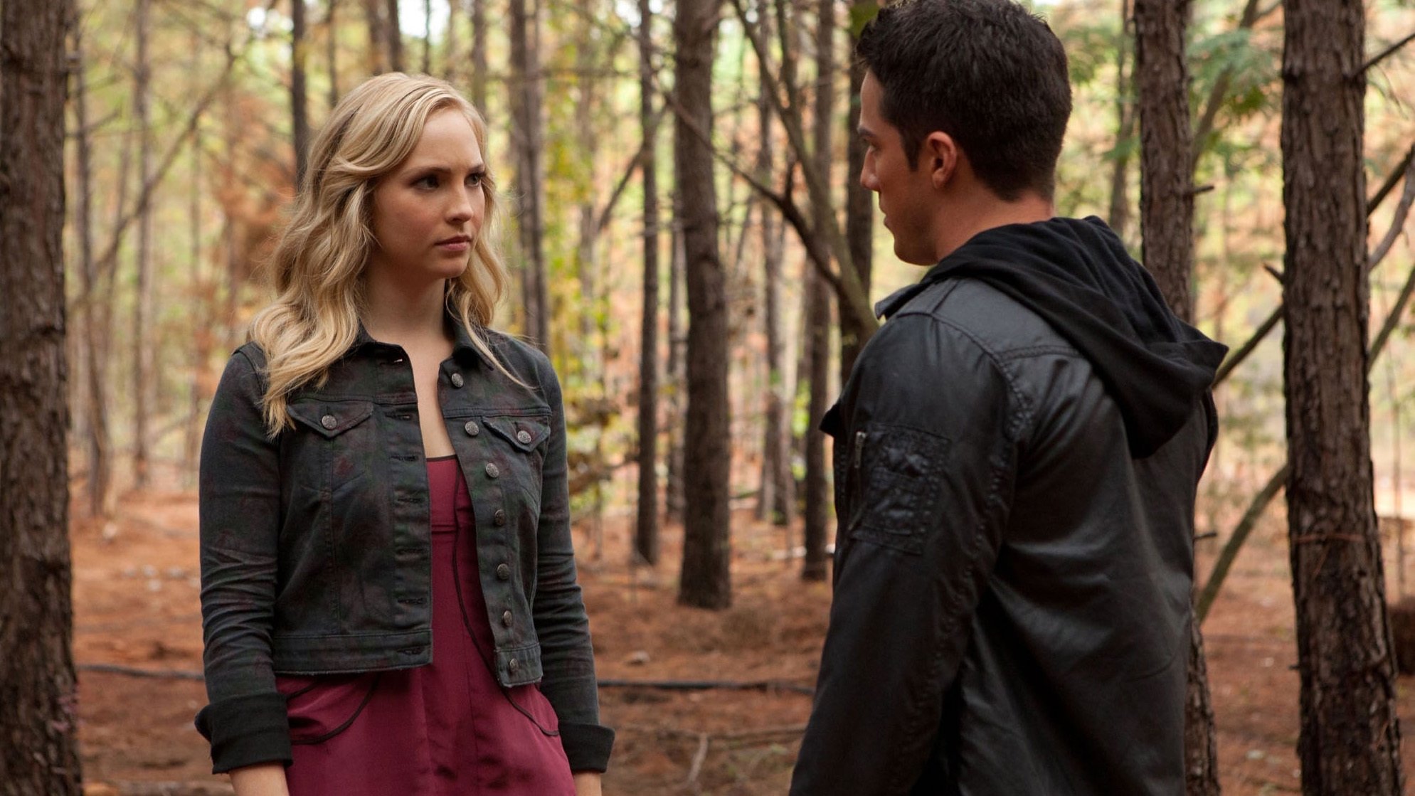 Production still from The Vampire Diaries – S2E10: “The Sacrifice”.