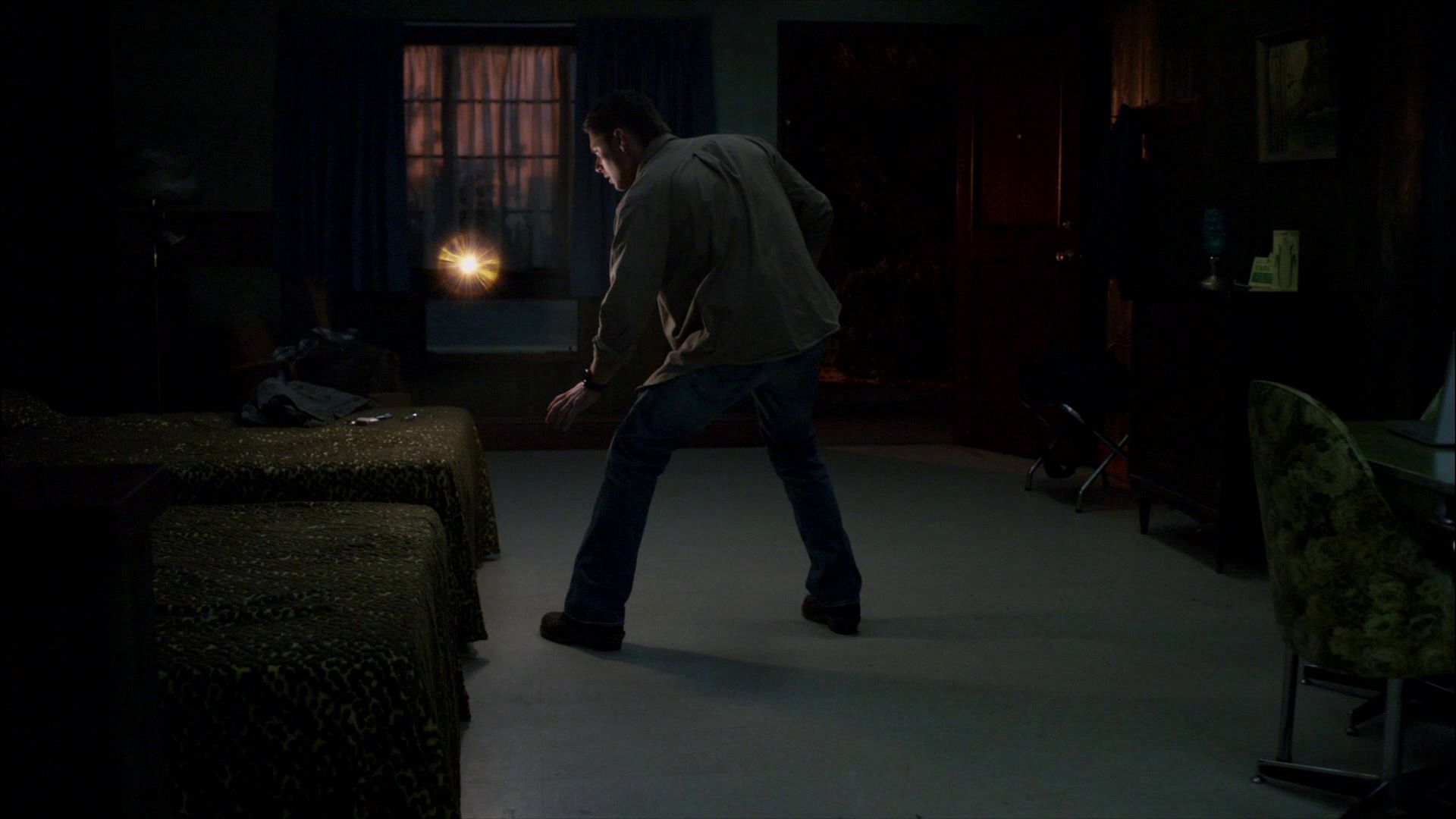 Official poster for the TV series Supernatural – S6E9: “Clap Your Hands If You Believe…”.