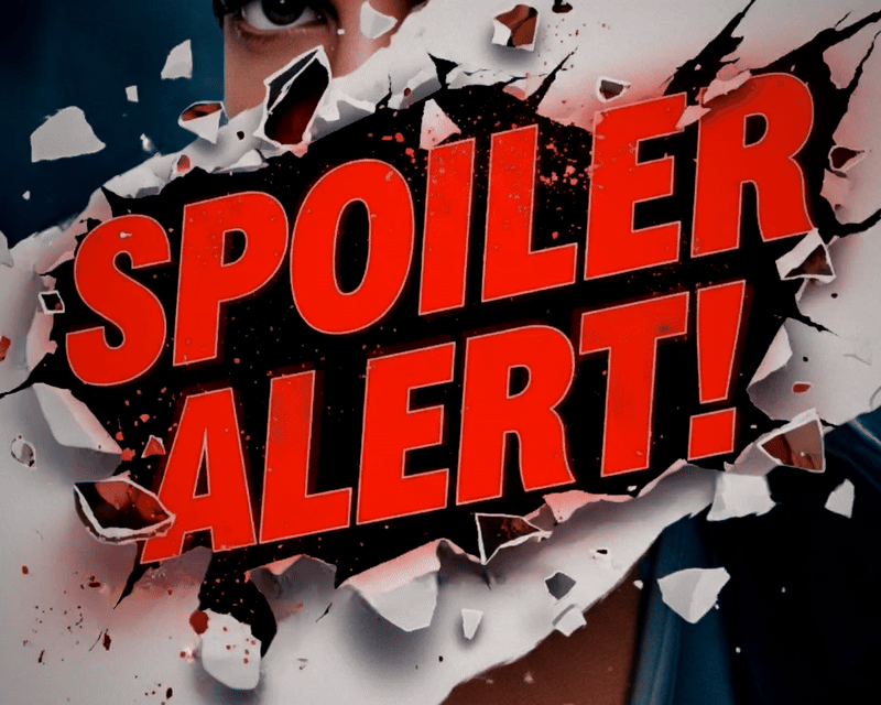 Animated GIF for spoiler alert warning