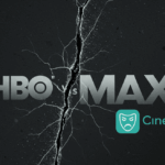 A graphic showing the word "HBO" on the left and "Max" on the right, with a prominent, jagged crack running down the center, visually splitting the two words. The background is dark and indistinct.