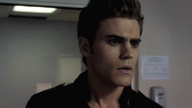 Paul Wesley as Stefan Salvatore looking concerned or intense in a close-up shot during the comet episode.