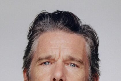 A headshot of Ethan Hawke.