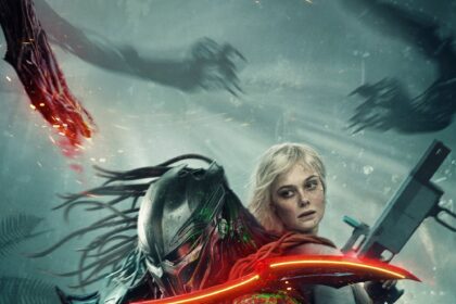 Official poster for the movie Predator: Badlands (2025).