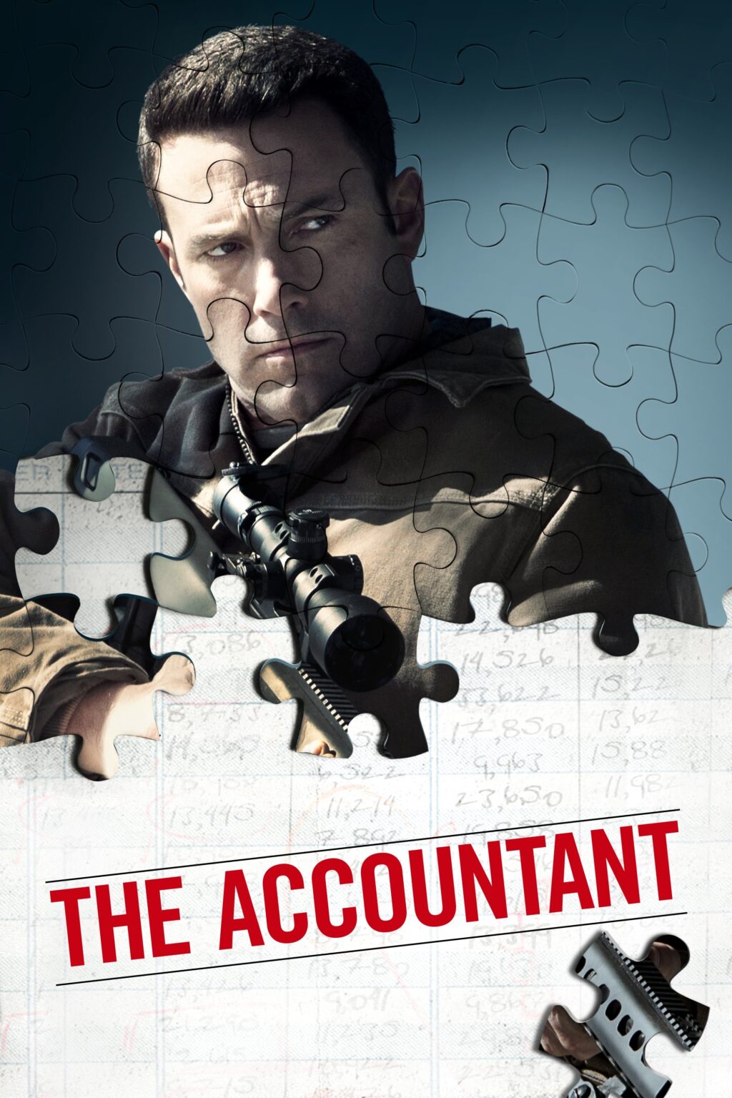 Official poster for the movie The Accountant (2016).