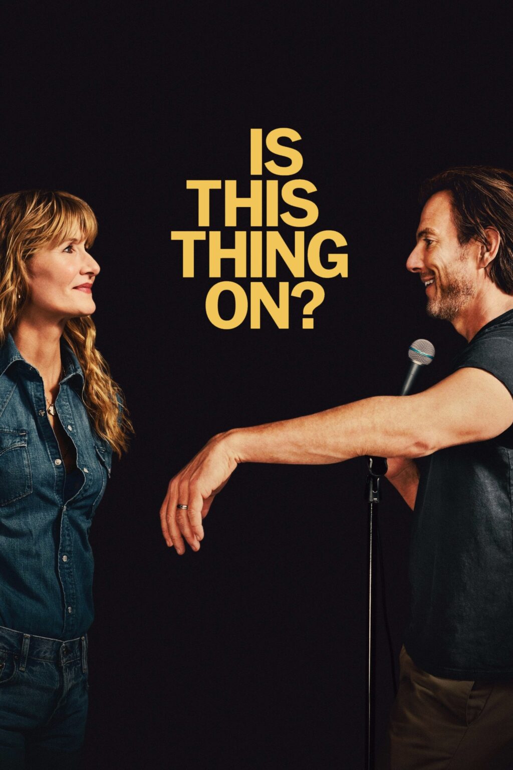 Official poster for the movie Is This Thing On? (2025).