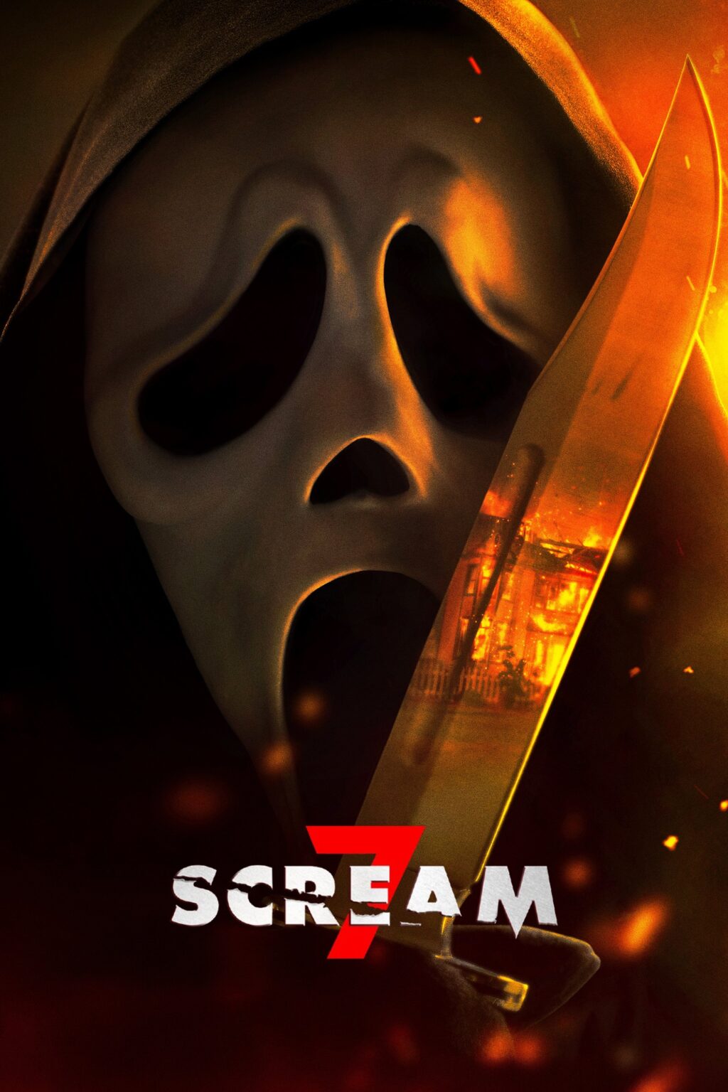 Official poster for the movie Scream 7 (2026).