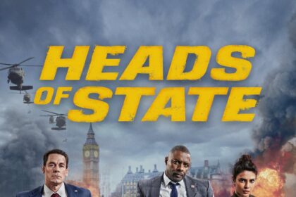 Official poster for the movie Heads of State (2025).