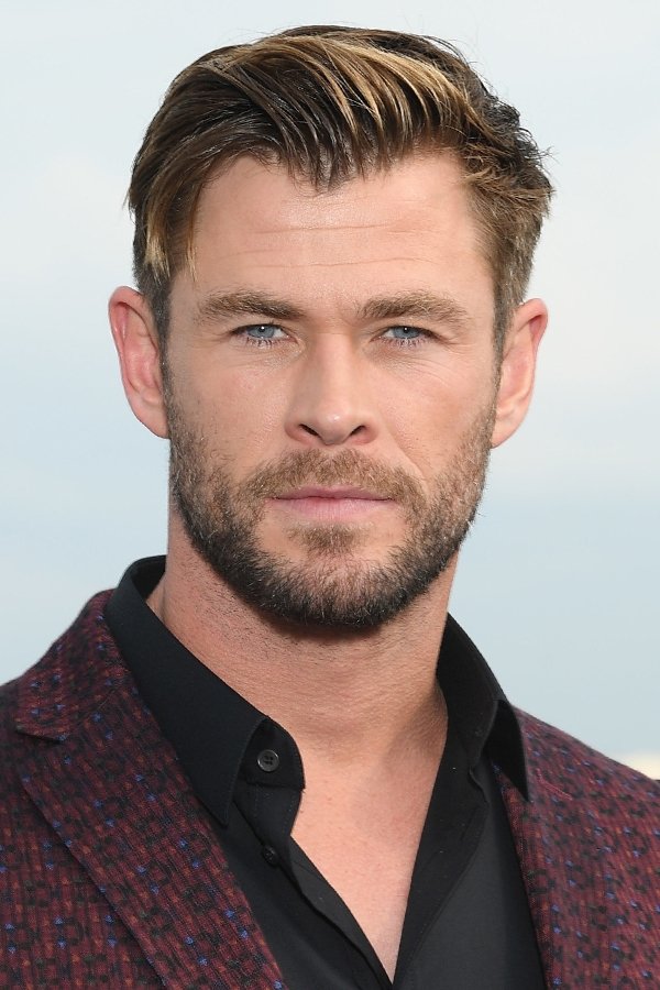 A headshot of Chris Hemsworth.