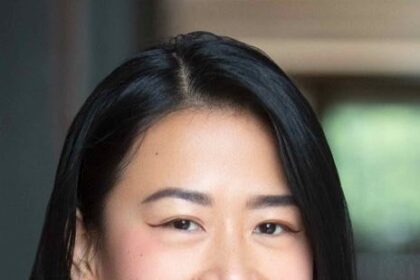 A headshot of Domee Shi.