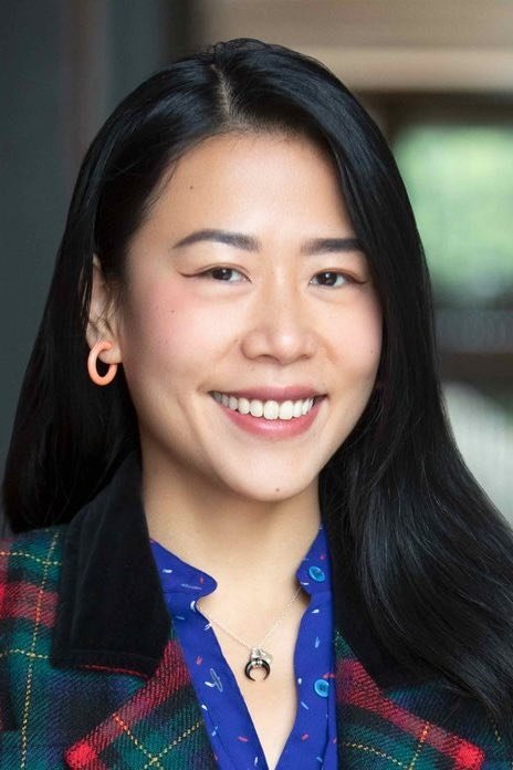 A headshot of Domee Shi.