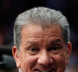 A headshot of Bruce Buffer.