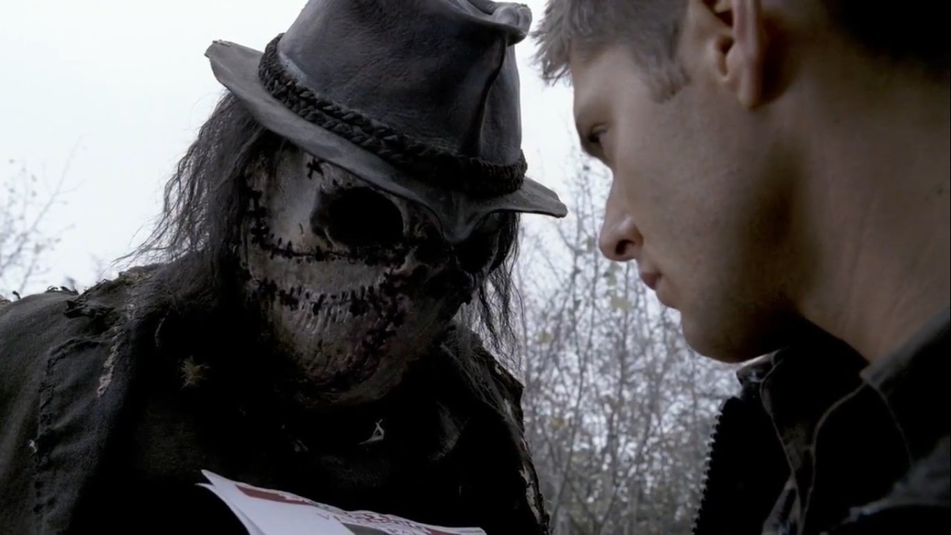 Official poster for the TV series Supernatural – S1E11: “Scarecrow”.